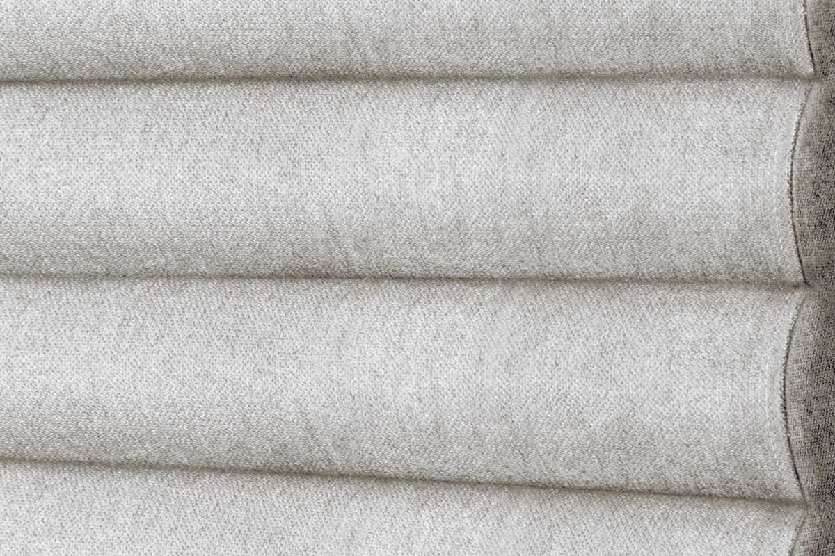 Cabecero moderno en tejido gris claro 140 cm HORIZON