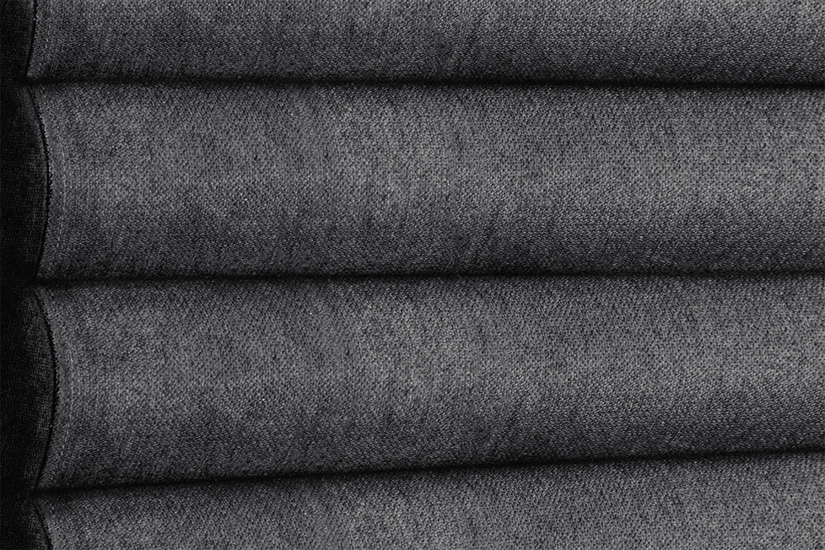 Cabecero moderno en tejido gris oscuro 140 cm HORIZON