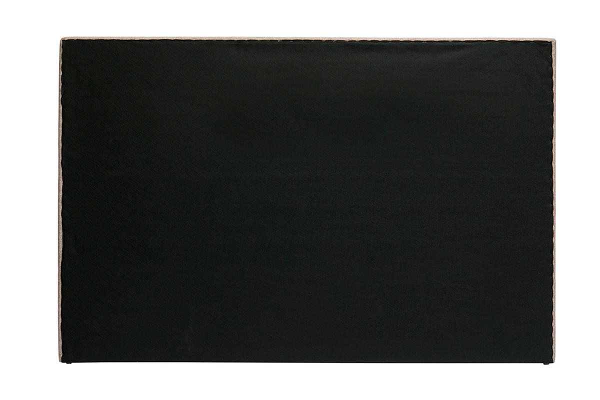 Cabecero de tela topo, vista trasera, dimensiones L170 cm.