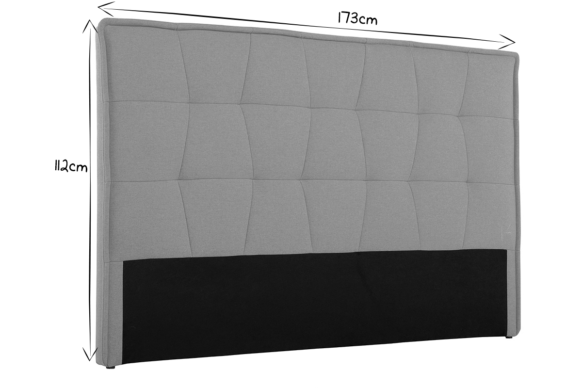 Cabecero tejido amarillo 170 cm SUKA