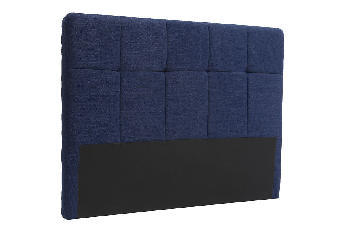 Cabecero tejido azul oscuro 160cm CLOVIS