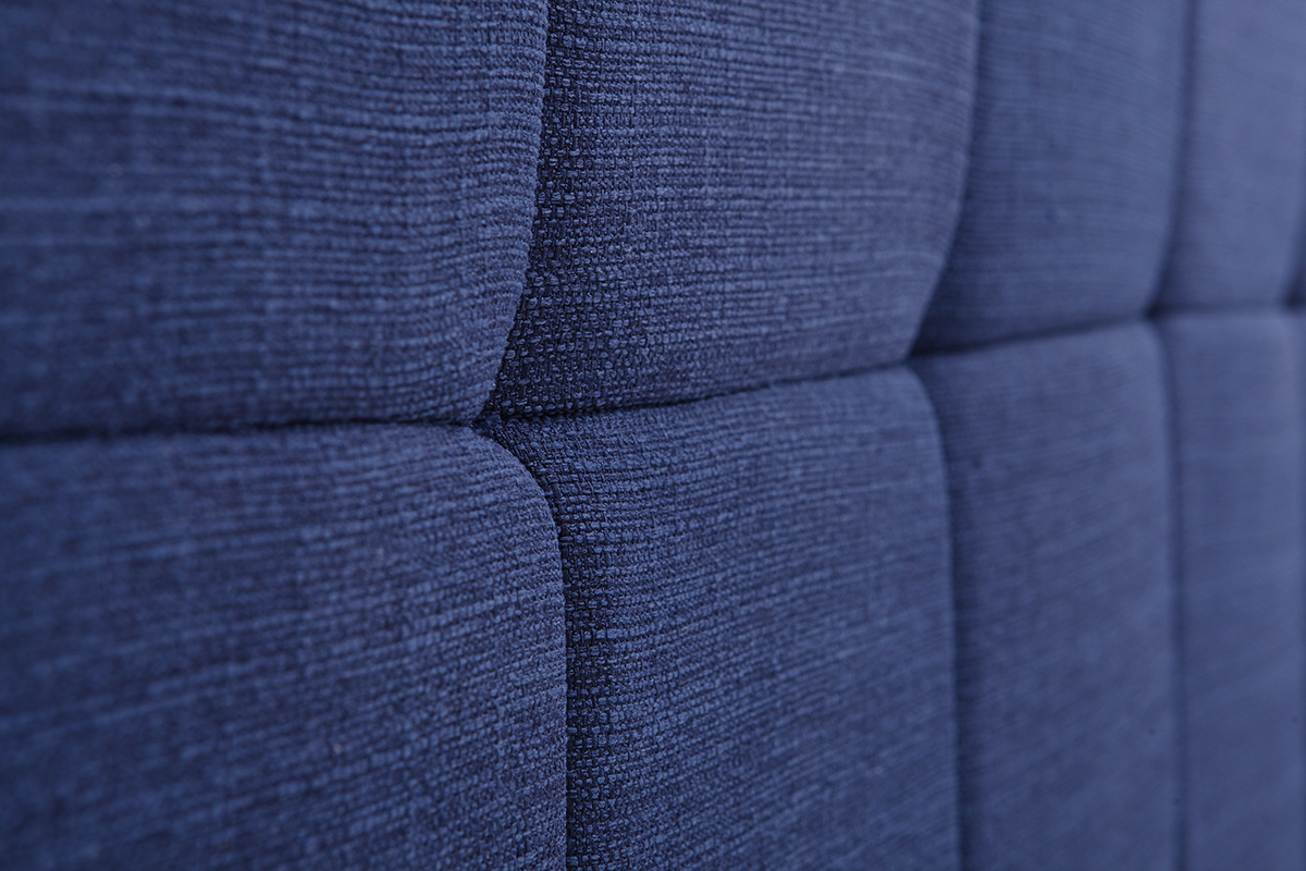Cabecero tejido azul oscuro 160cm CLOVIS