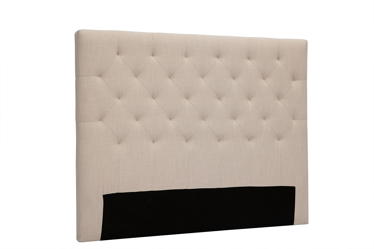 Cabecero tejido beige 140cm ENGUERRAND