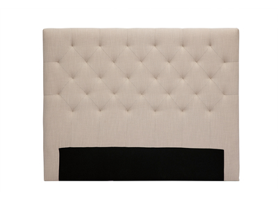 Cabecero tejido beige 140cm ENGUERRAND