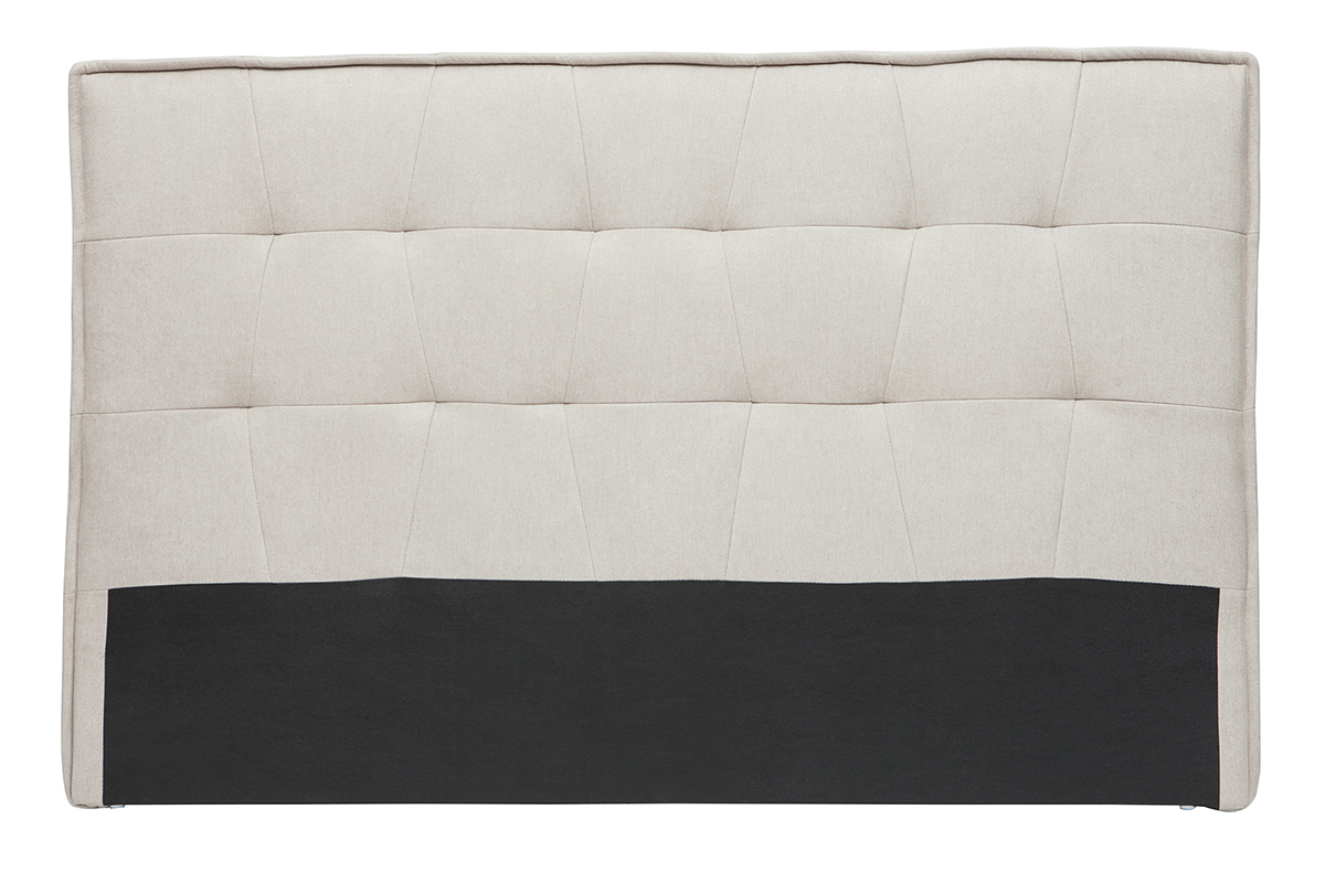 Cabecero tejido efecto terciopelo natural 170 cm SUKA