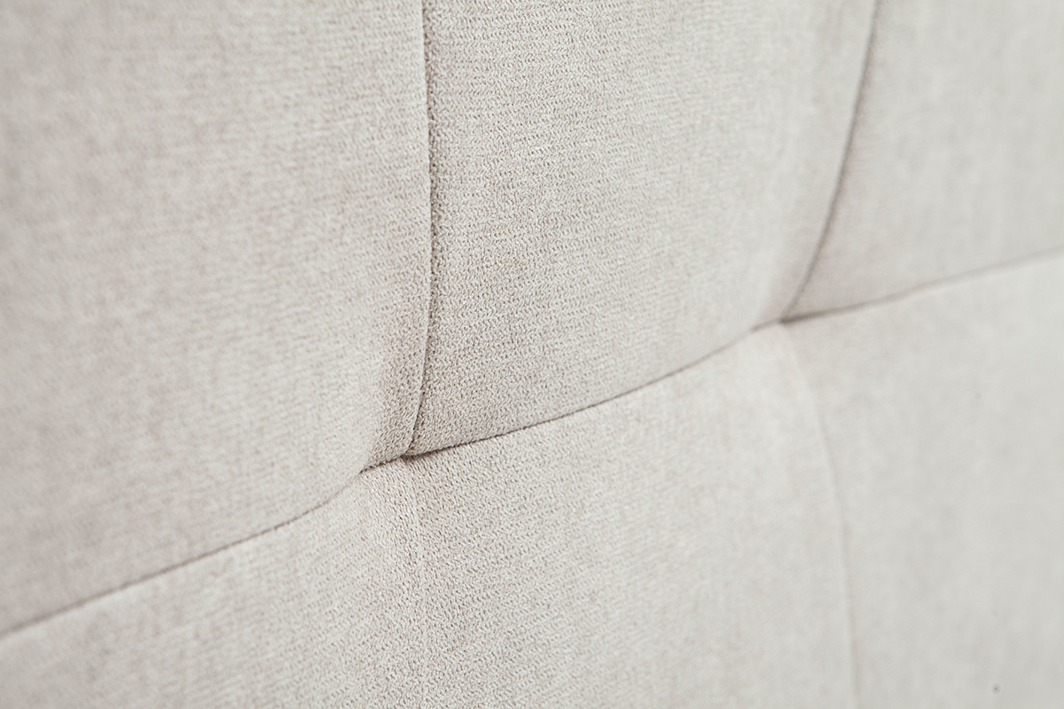 Cabecero tejido efecto terciopelo natural 170 cm SUKA