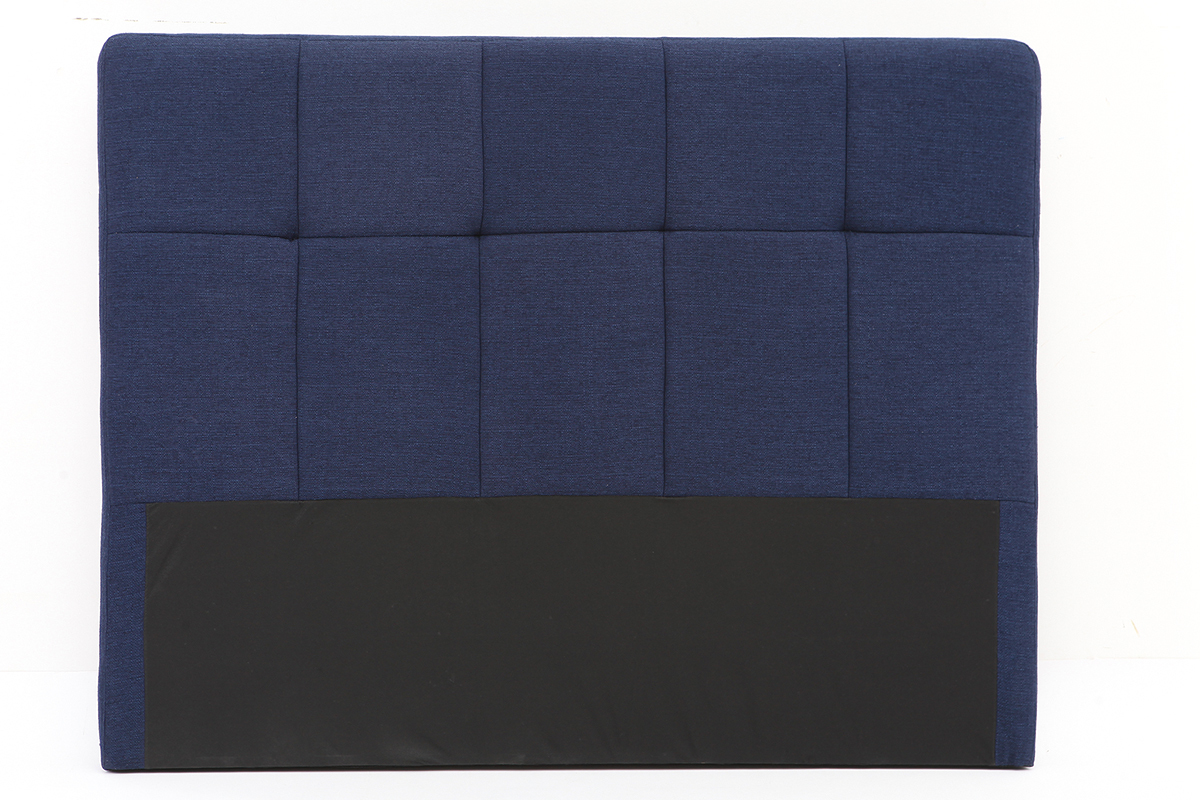 Cabecero tejido gazul oscuro 140cm CLOVIS