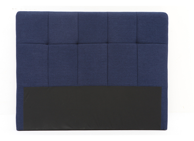 Cabecero tejido gazul oscuro 140cm CLOVIS