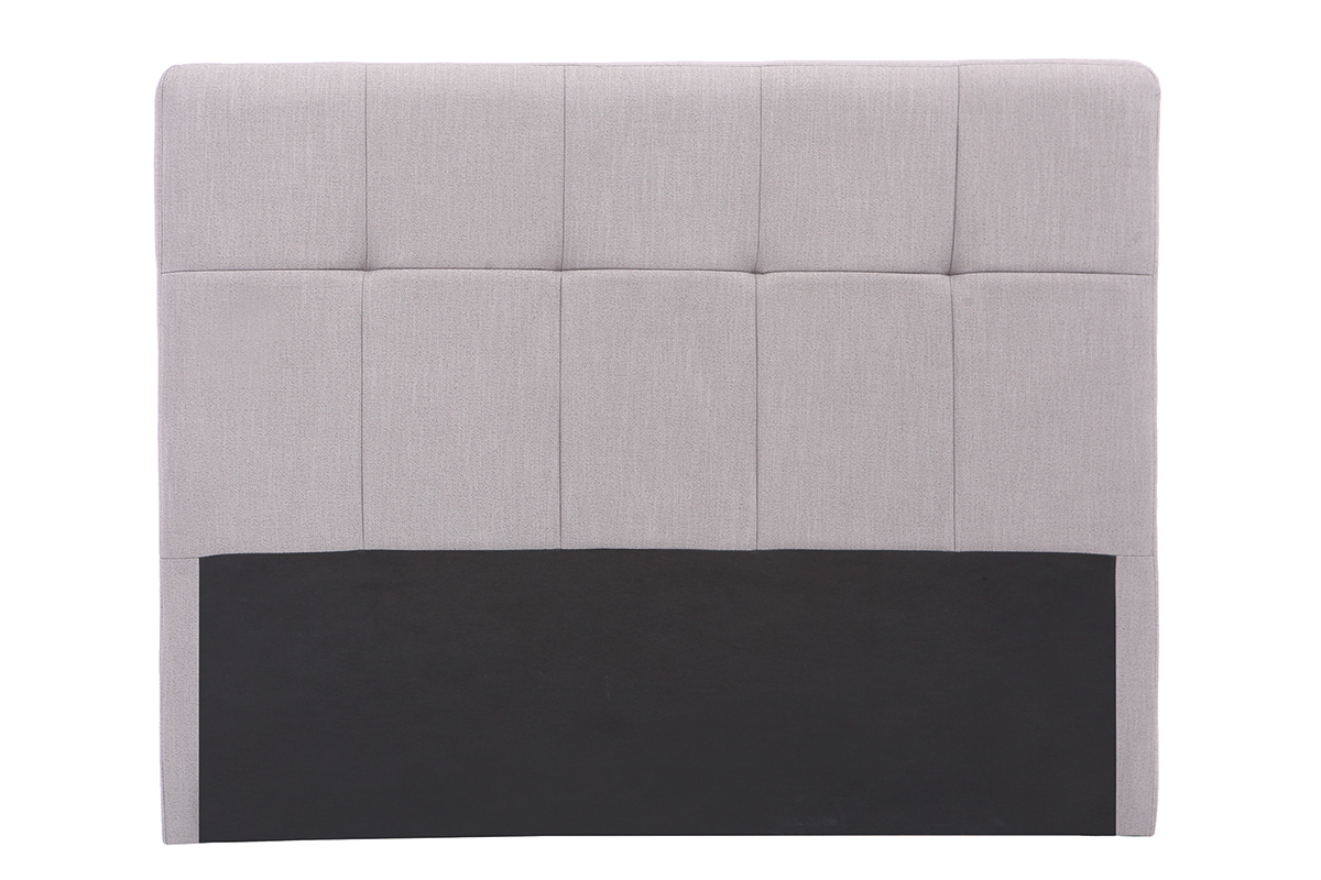 Cabecero tejido gris claro 140cm CLOVIS