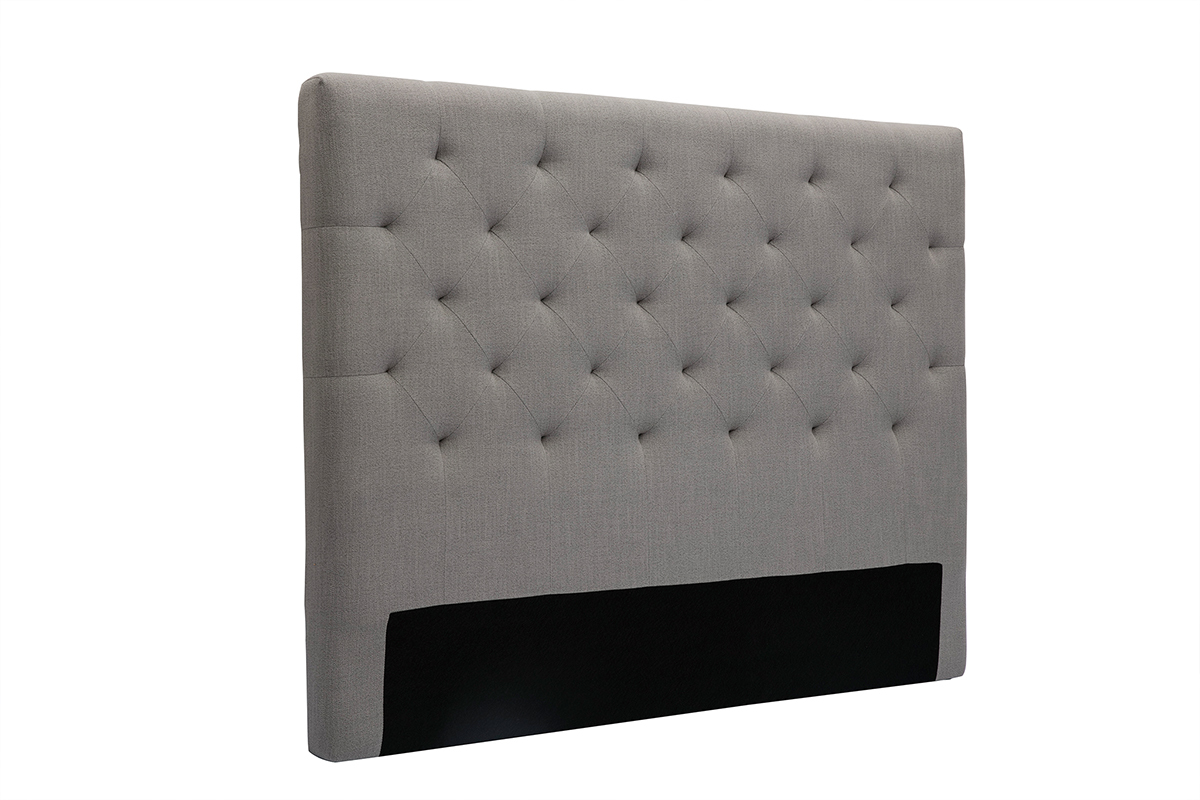 Cabecero tejido gris claro 140cm ENGUERRAND