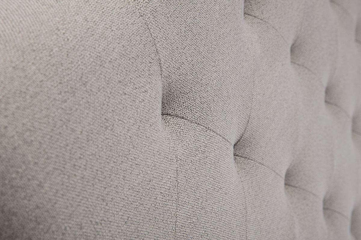 Cabecero tejido gris claro 140cm ENGUERRAND