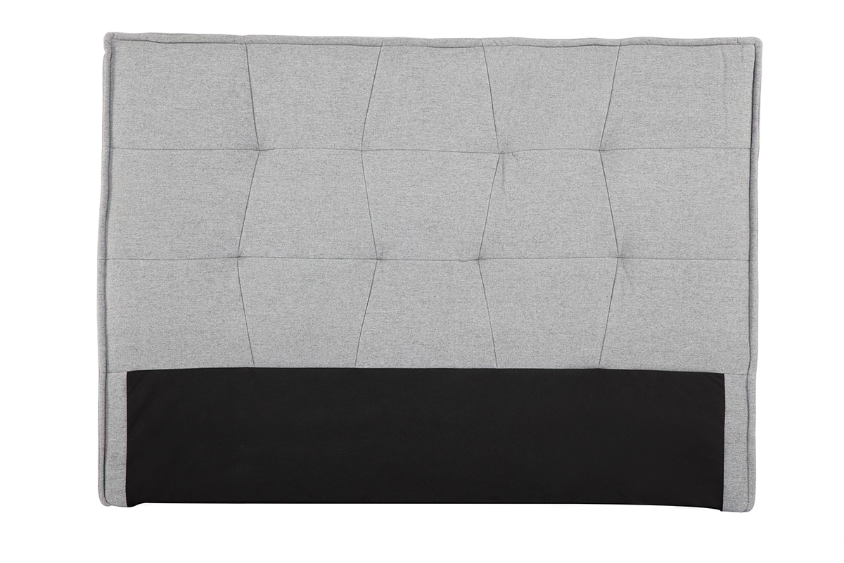 Cabecero tejido gris claro 150 cm SUKA