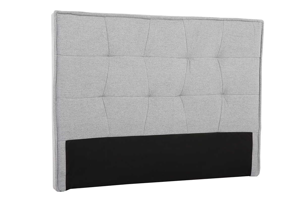 Cabecero tejido gris claro 150 cm SUKA