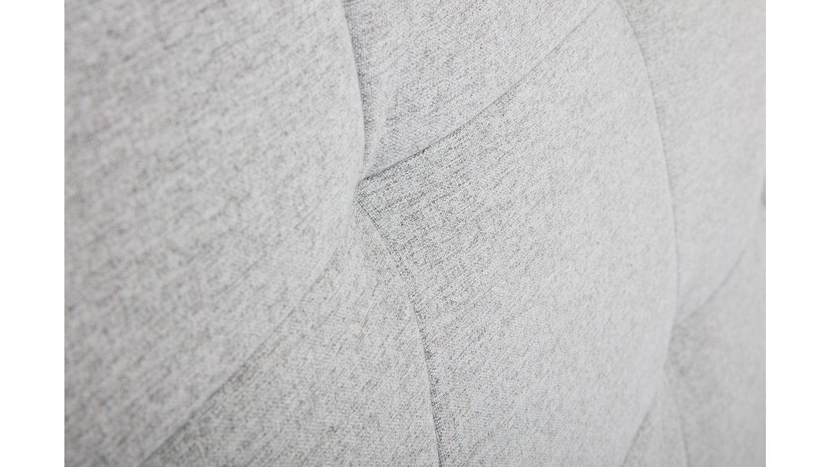 Cabecero tejido gris claro 150 cm SUKA
