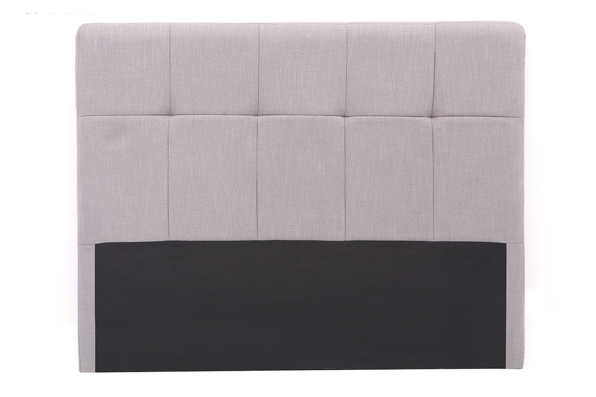 Cabecero tejido gris claro 160cm CLOVIS