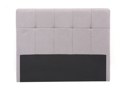 Cabecero tejido gris claro 160cm CLOVIS