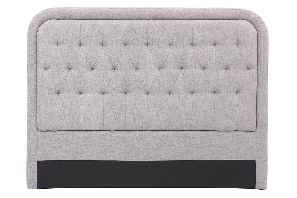 Cabecero tejido gris claro 160cm LOUIS