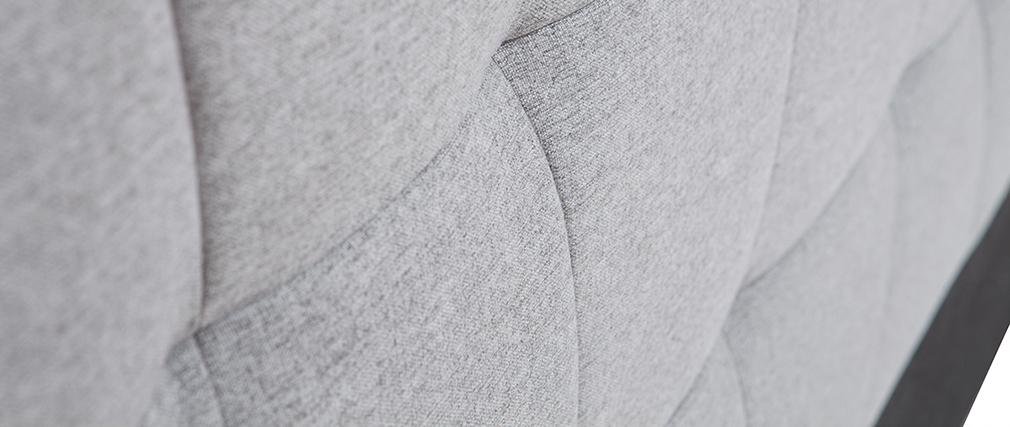 Cabecero tejido gris claro 170 cm SUKA