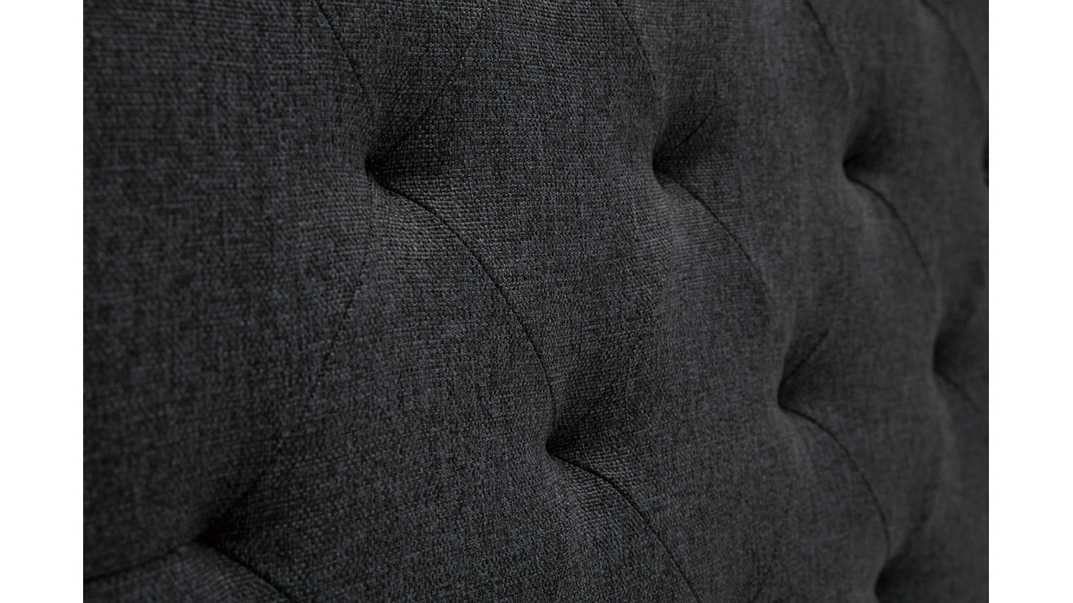 Cabecero tejido gris oscuro 140cm ENGUERRAND