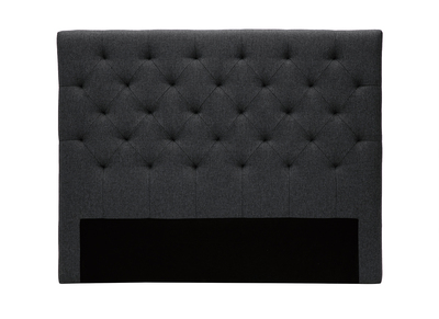 Cabecero tejido gris oscuro 140cm ENGUERRAND