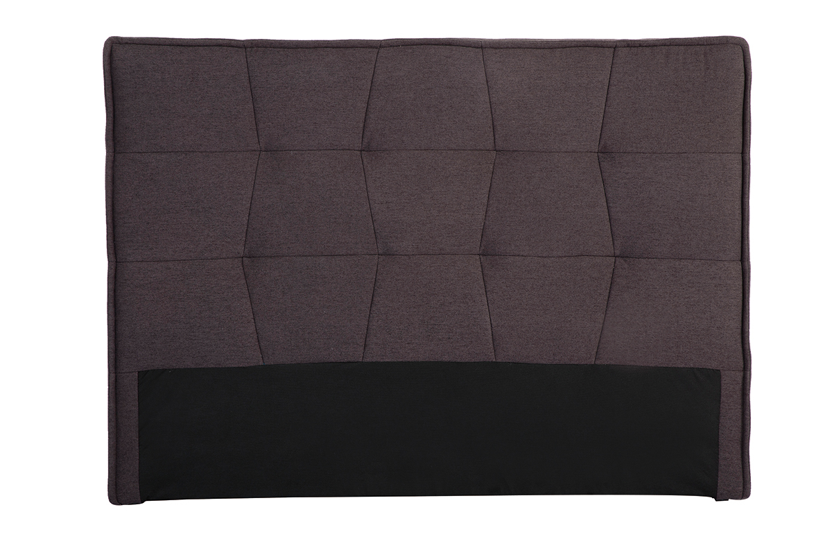 Cabecero tejido gris oscuro 150 cm SUKA