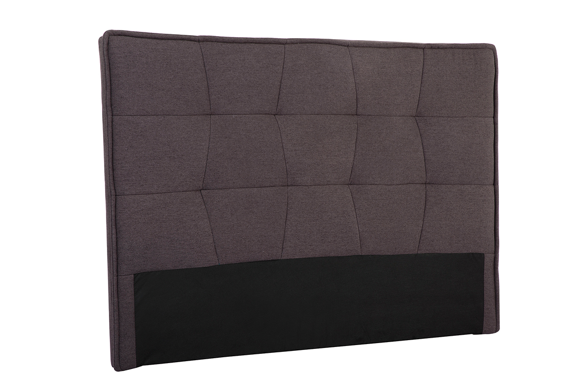 Cabecero tejido gris oscuro 150 cm SUKA