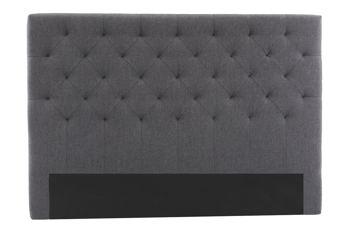 Cabecero tejido gris oscuro 160cm ENGUERRAND