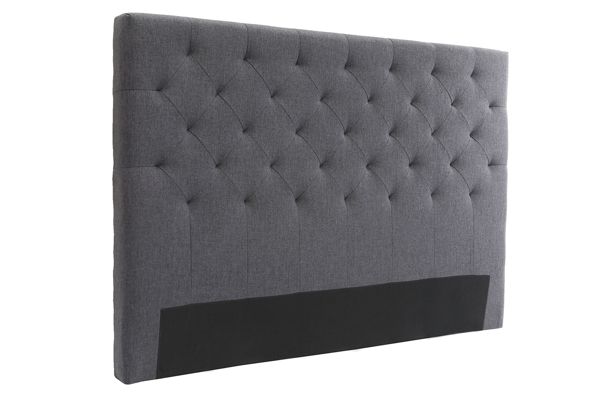 Cabecero tejido gris oscuro 160cm ENGUERRAND