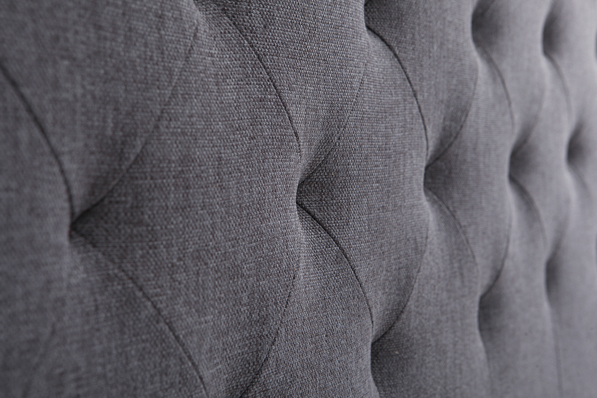 Cabecero tejido gris oscuro 160cm ENGUERRAND