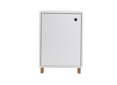 Caj&oacute;n de almacenamiento lacado blanco mate STOKA