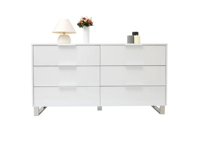 Cajonera de diseño lacada blanca HALIFAX - Cajonera de diseño lacada blanca HALIFAX