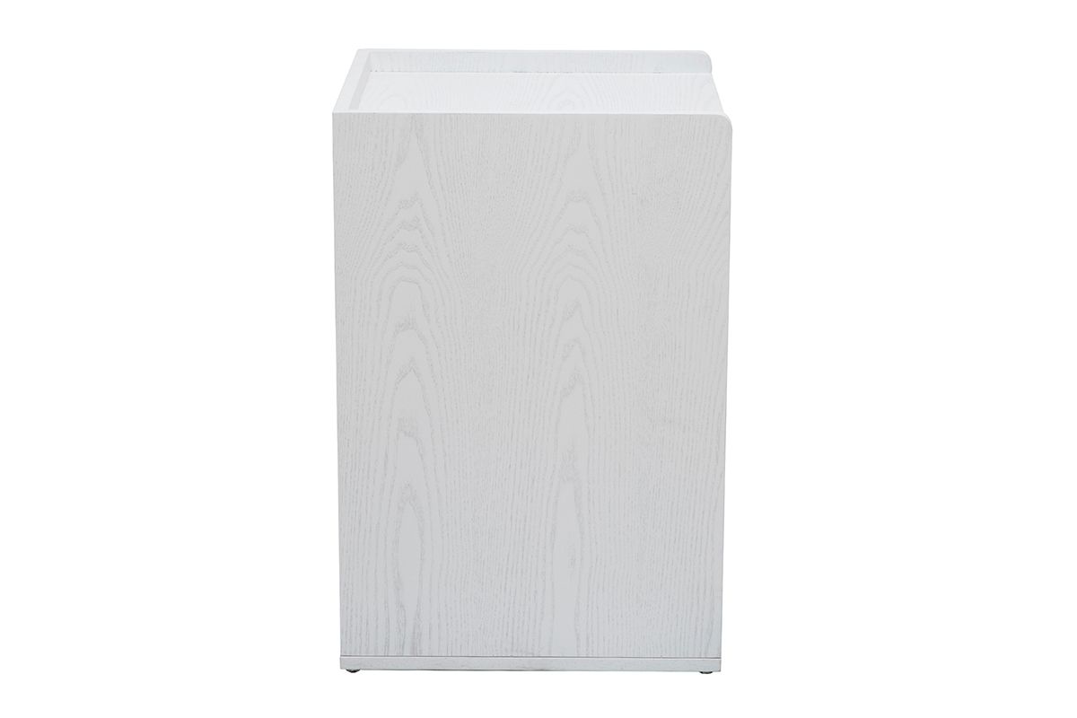 Cajonera de escritorio nrdico blanco y madera OPUS