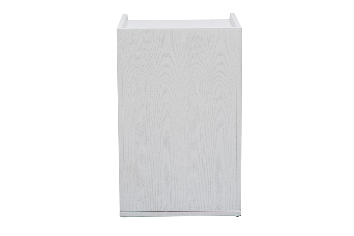Cajonera de escritorio nrdico blanco y madera OPUS