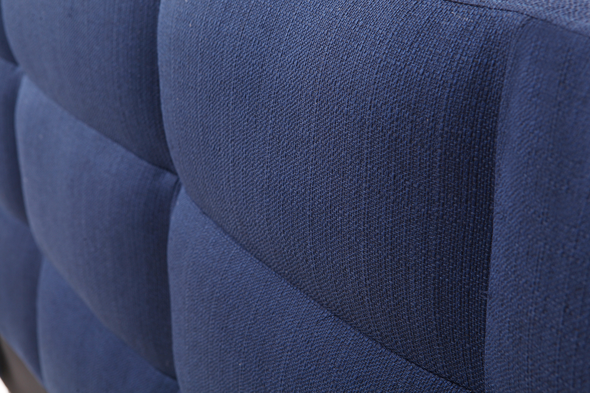 Cama adulto 140x200 cm azul oscuro EMERY