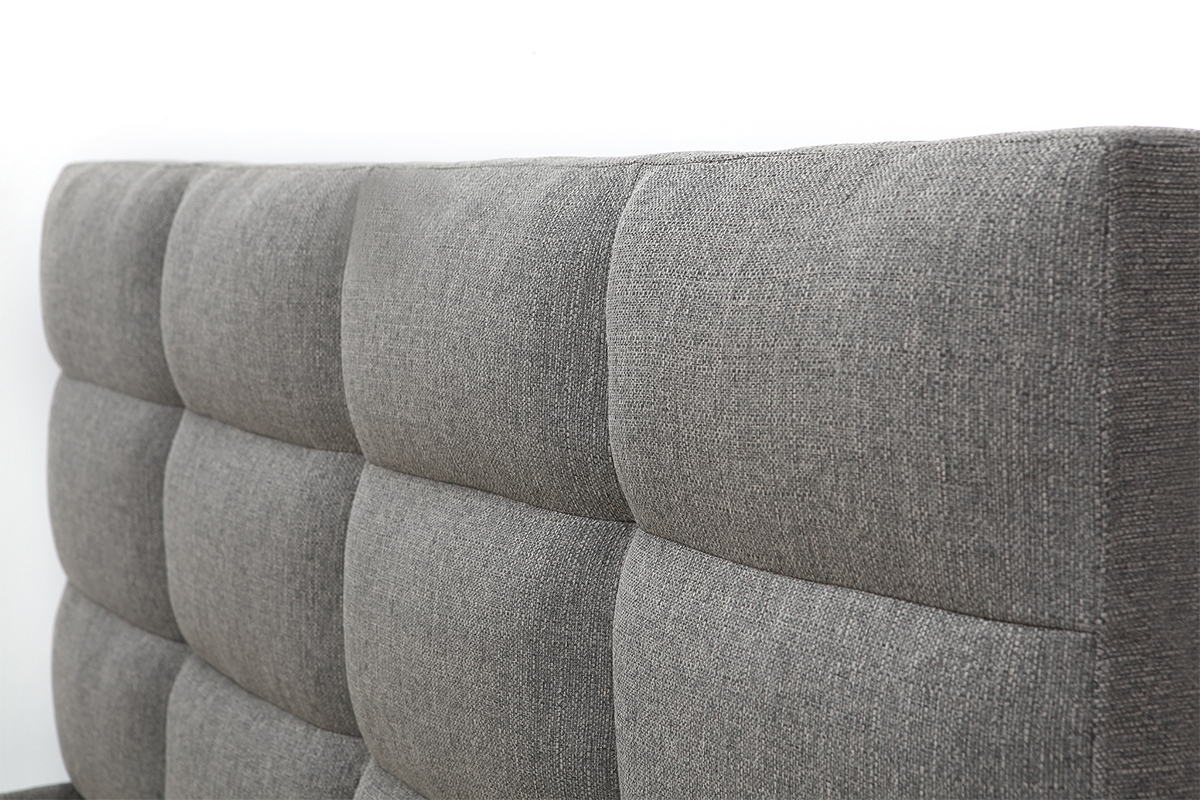Cama adulto 160x200 cm gris claro EMERY