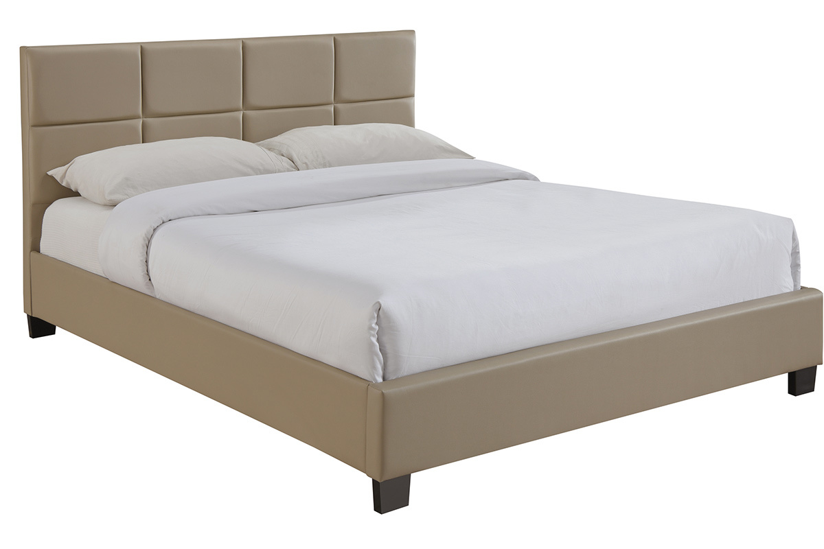Cama adulto moderna 160 x 200 cm topo SOLAL