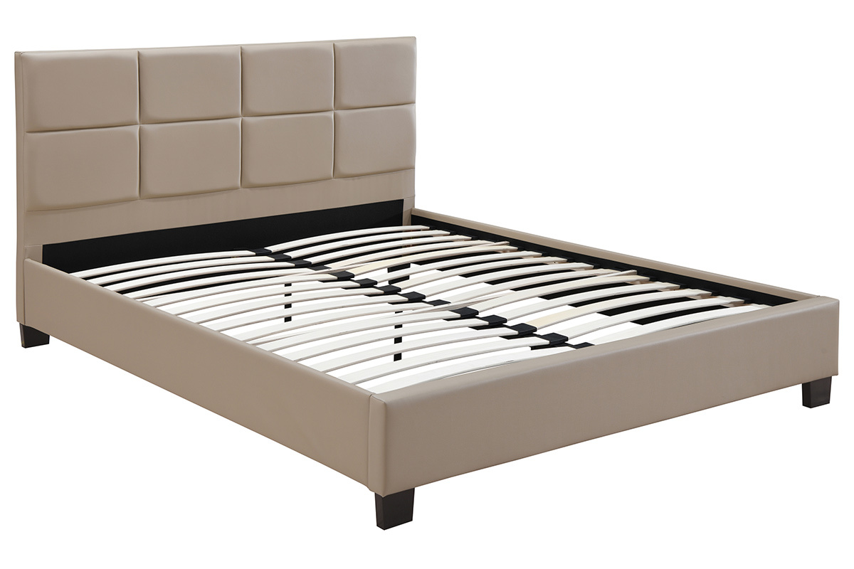 Cama adulto moderna 160 x 200 cm topo SOLAL