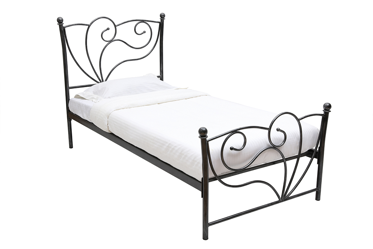 Cama barroca negra 90x190 VENEZIA