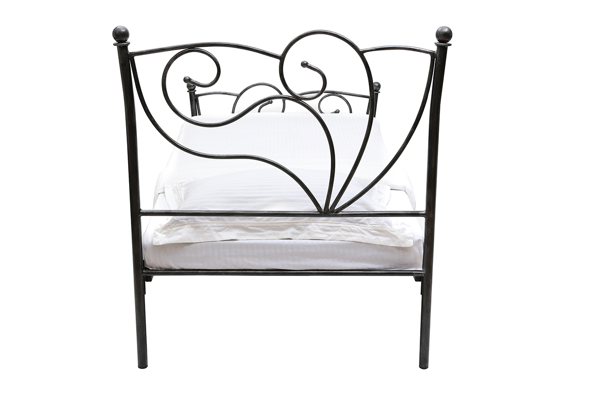 Cama barroca negra 90x190 VENEZIA