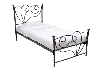 Cama barroca negra 90x190 VENEZIA - Cama barroca negra 90x190 VENEZIA