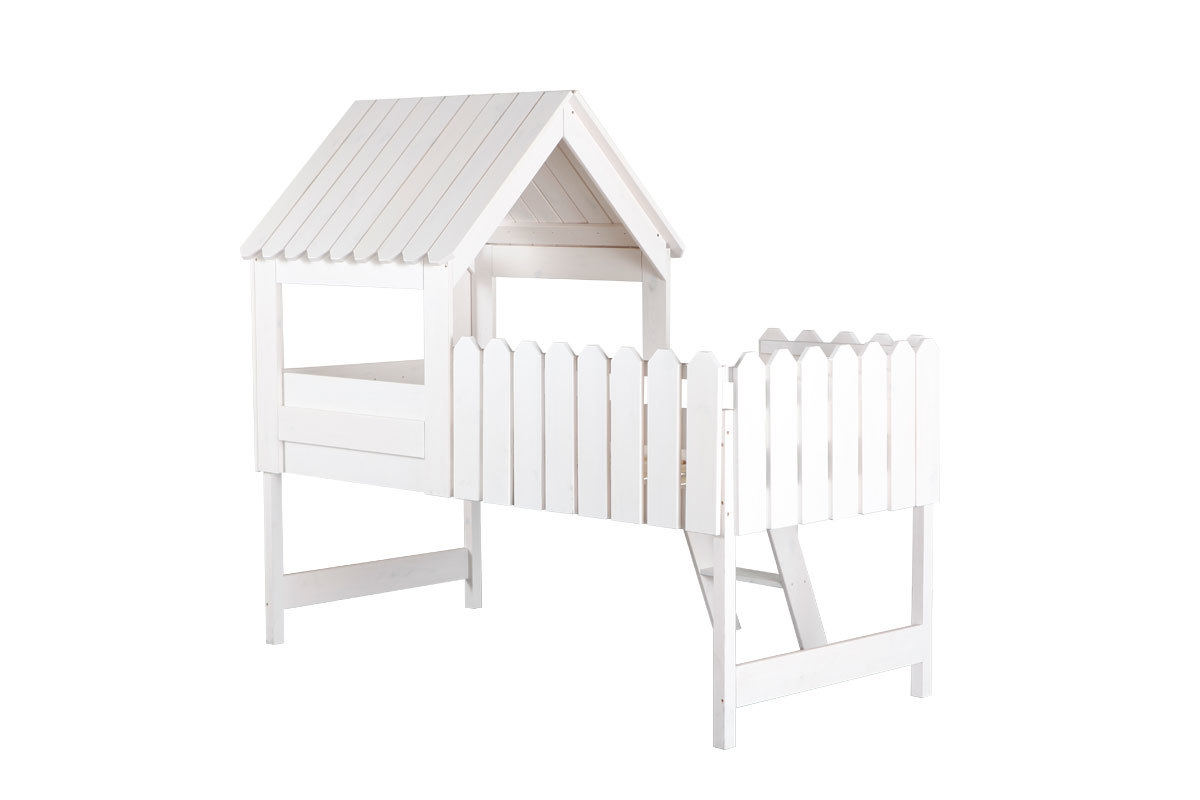 Cama cabaa infantil blanca LITTLE HOUSE
