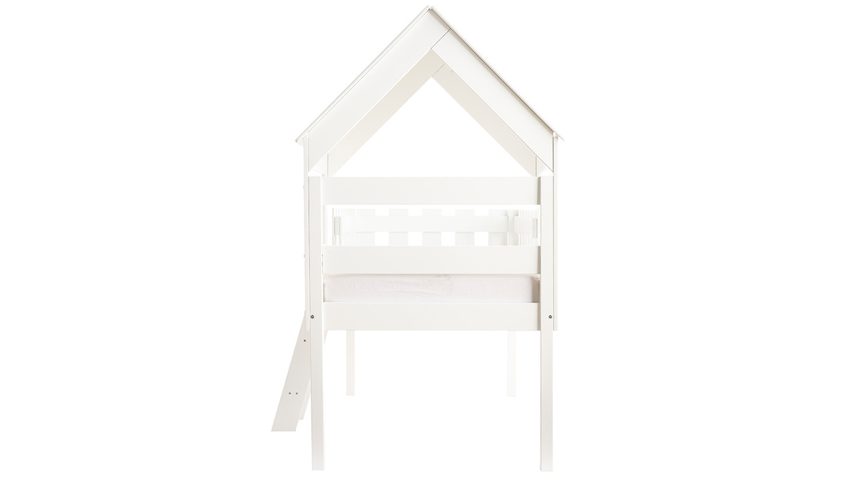 Cama cabaa infantil con somier de madera blanca - NESTY HOUSE