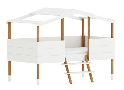 Cama caba&ntilde;a infantil y somier infantil 90x190cm PILOTI