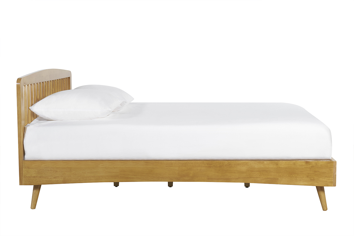 Cama de 2 plazas 160 x 200 cm de madera TERRY