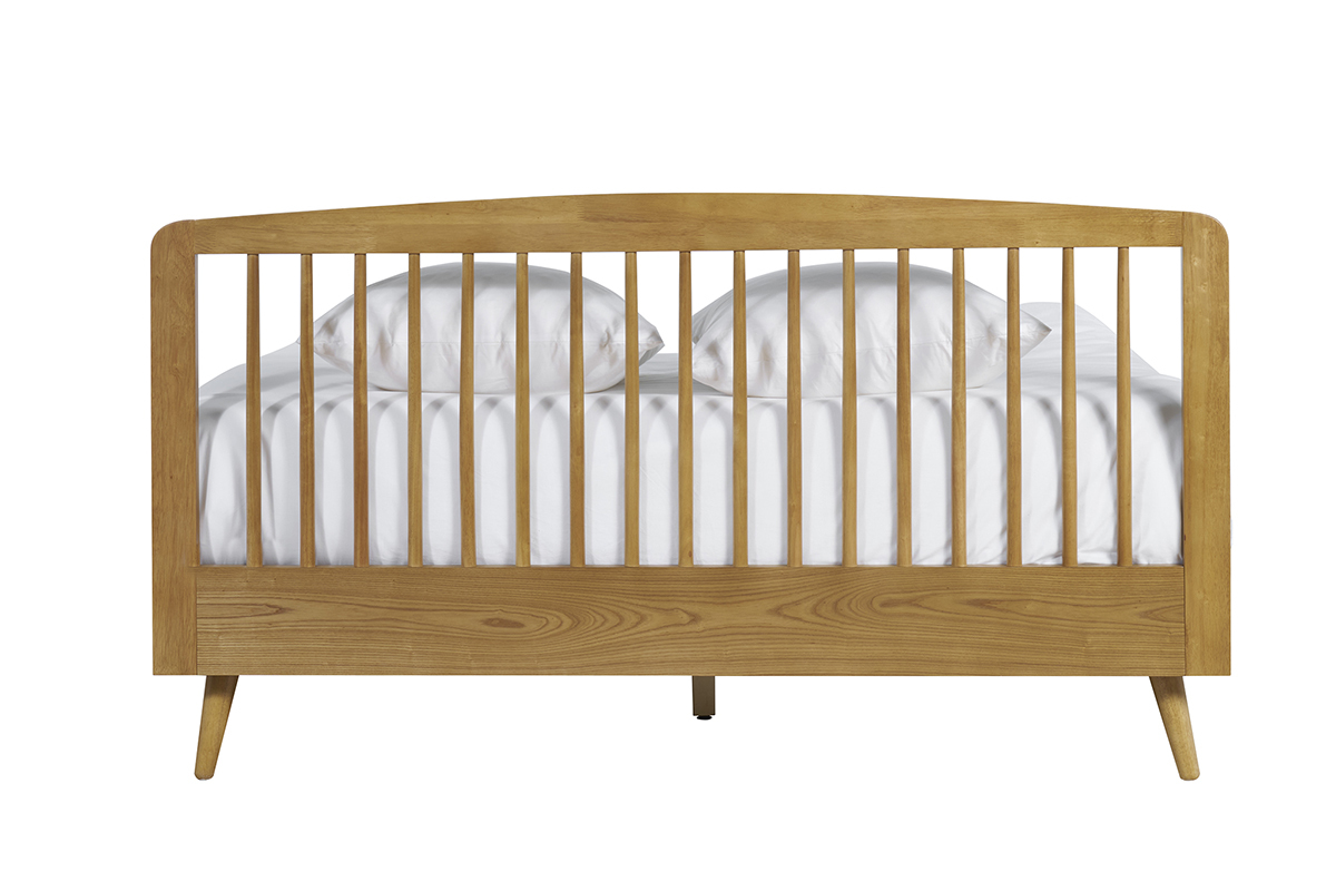 Cama de 2 plazas 160 x 200 cm de madera TERRY