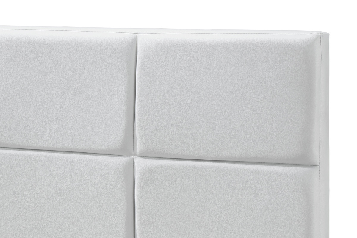 Cama de matrimonio 160x200 cm blanco SOLAL