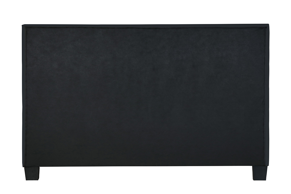 Cama de matrimonio 160x200 cm negro SOLAL