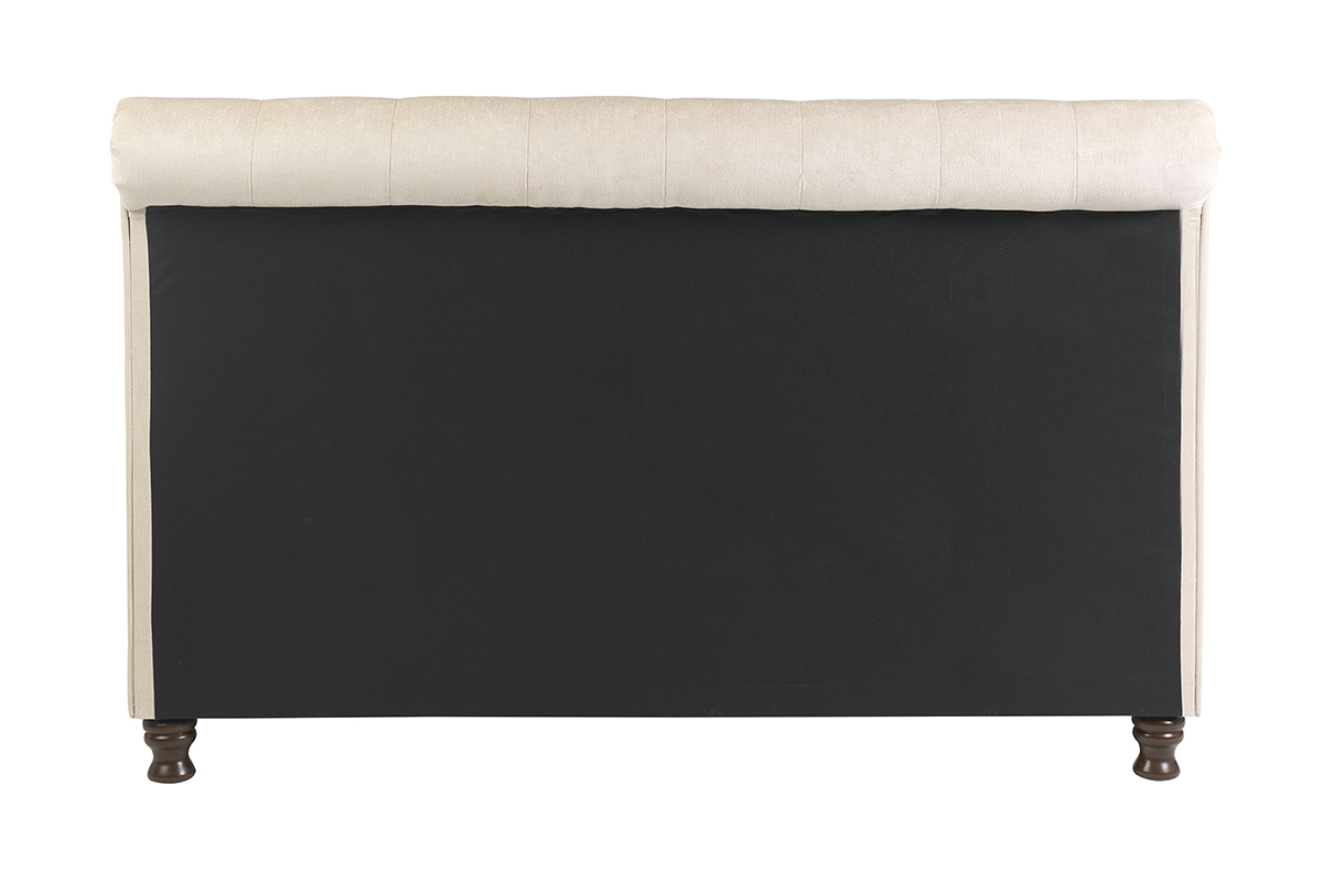 Cama doble 160*200 terciopelo RILEY
