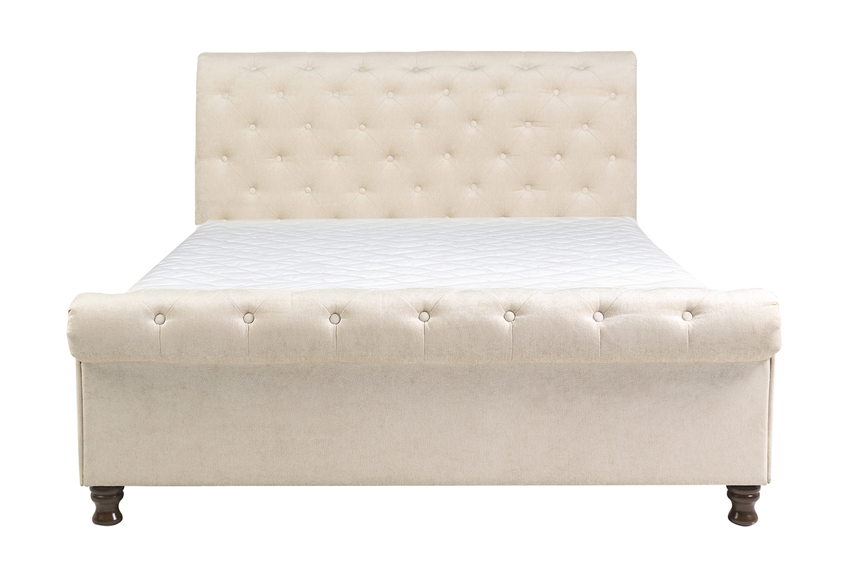 Cama doble 160*200 terciopelo RILEY