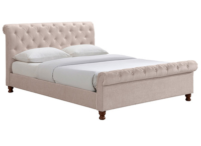 Cama doble 160*200 terciopelo RILEY